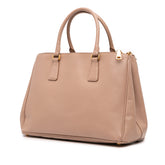Medium Saffiano Lux Galleria Double Zip Tote